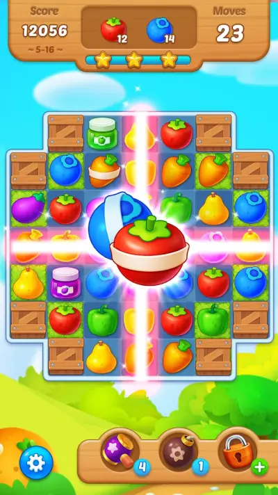 Fruit Garden Blast gameplay screenshot