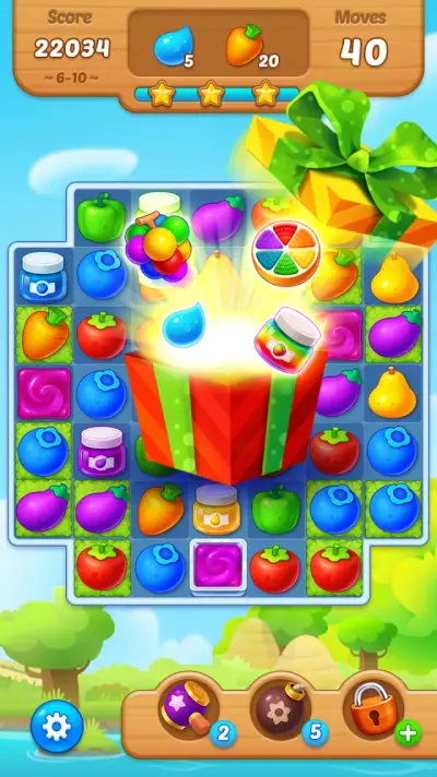 Fruit Garden Blast gameplay screenshot 3
